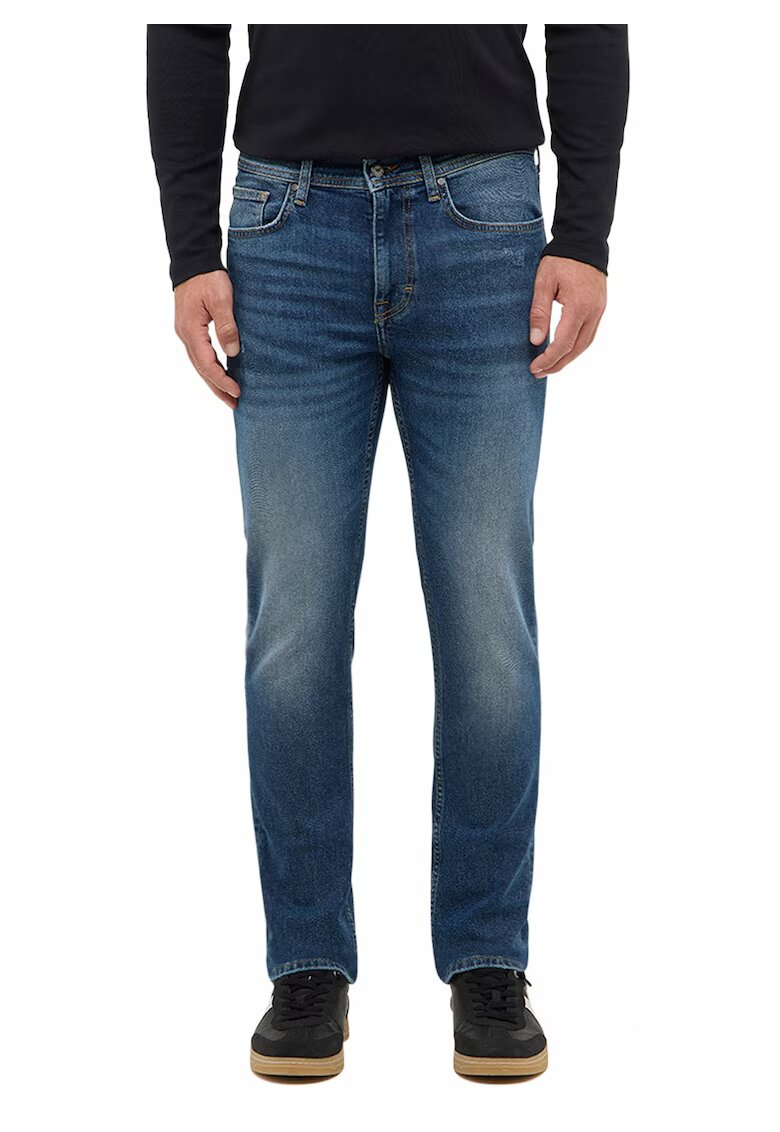 Mustang Мъжки дънки - Orlando Slim - Slim Fit - Ниска талия - Цип - Дълги - 5 джоба - Памук -