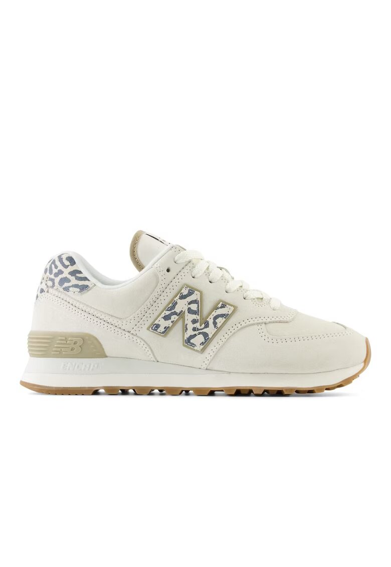 New Balance Маратонки от бежова кожа