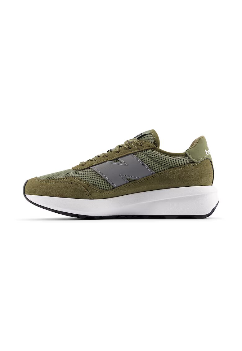 New Balance Скосени спортни обувки с велур