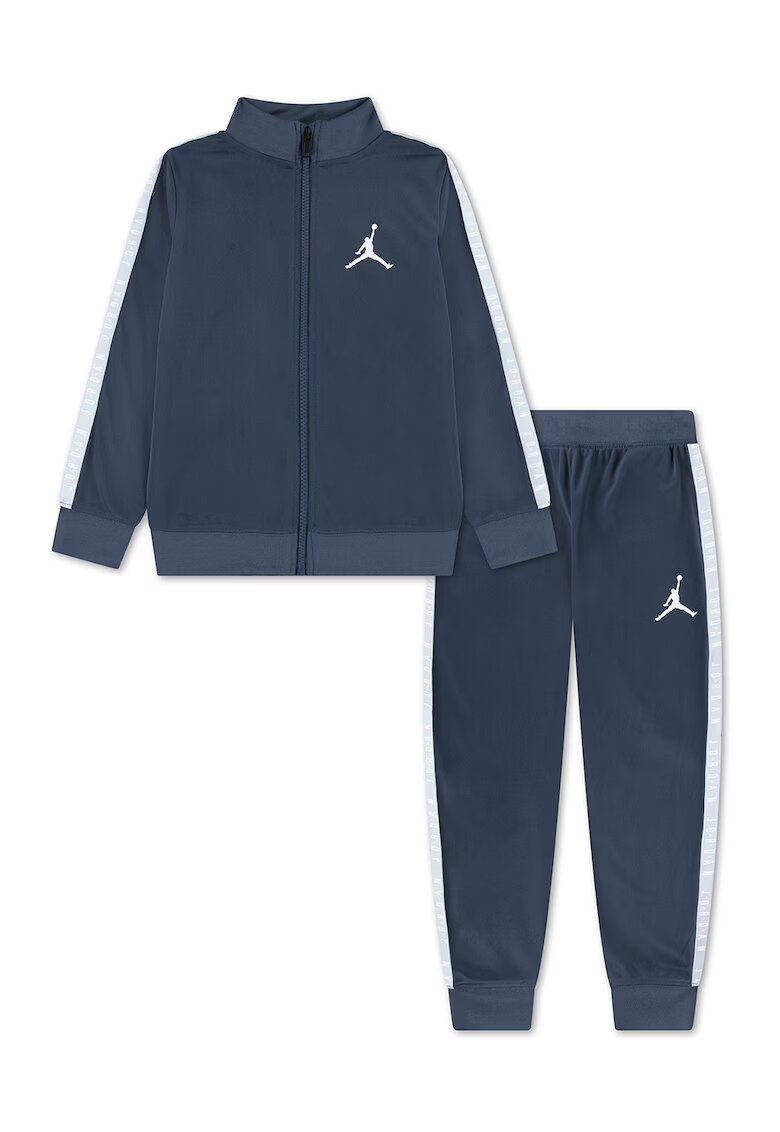 Nike Баскетболен екип Air Jordan с цип - Тъмносин/Бял