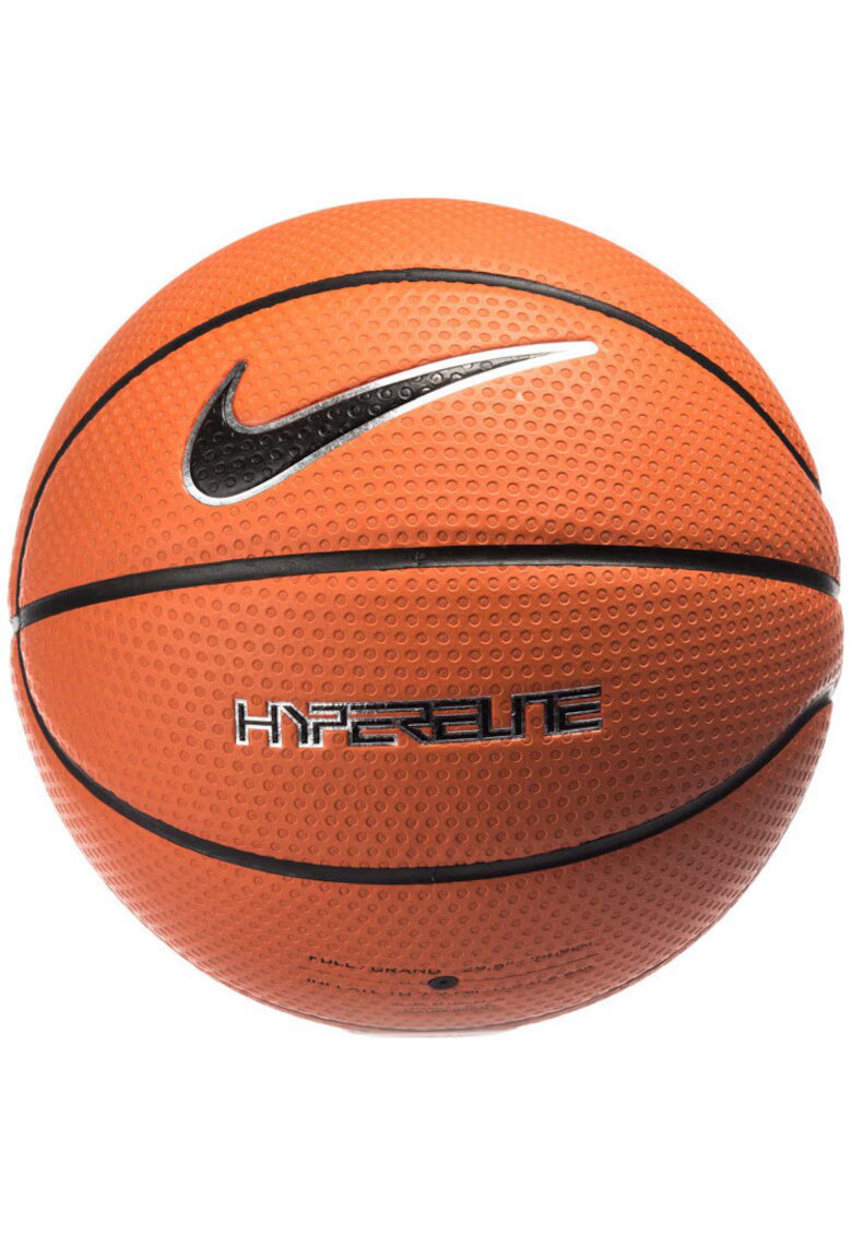 Nike Баскетболна топка Unisex HYPER ELITE 8P AMBER/BLACK/METALLIC SILVER/BLACK
