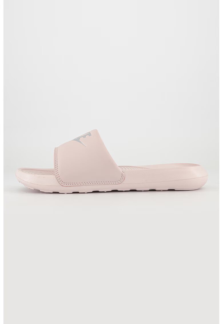 Nike Чехли Victori One с лого - Пастелнорозов/Сребрист