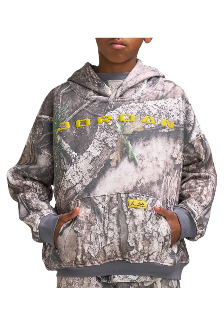 Nike Детски суичър - Jdb Mj Brk Rlt Ssnl Flc Po - Памук -