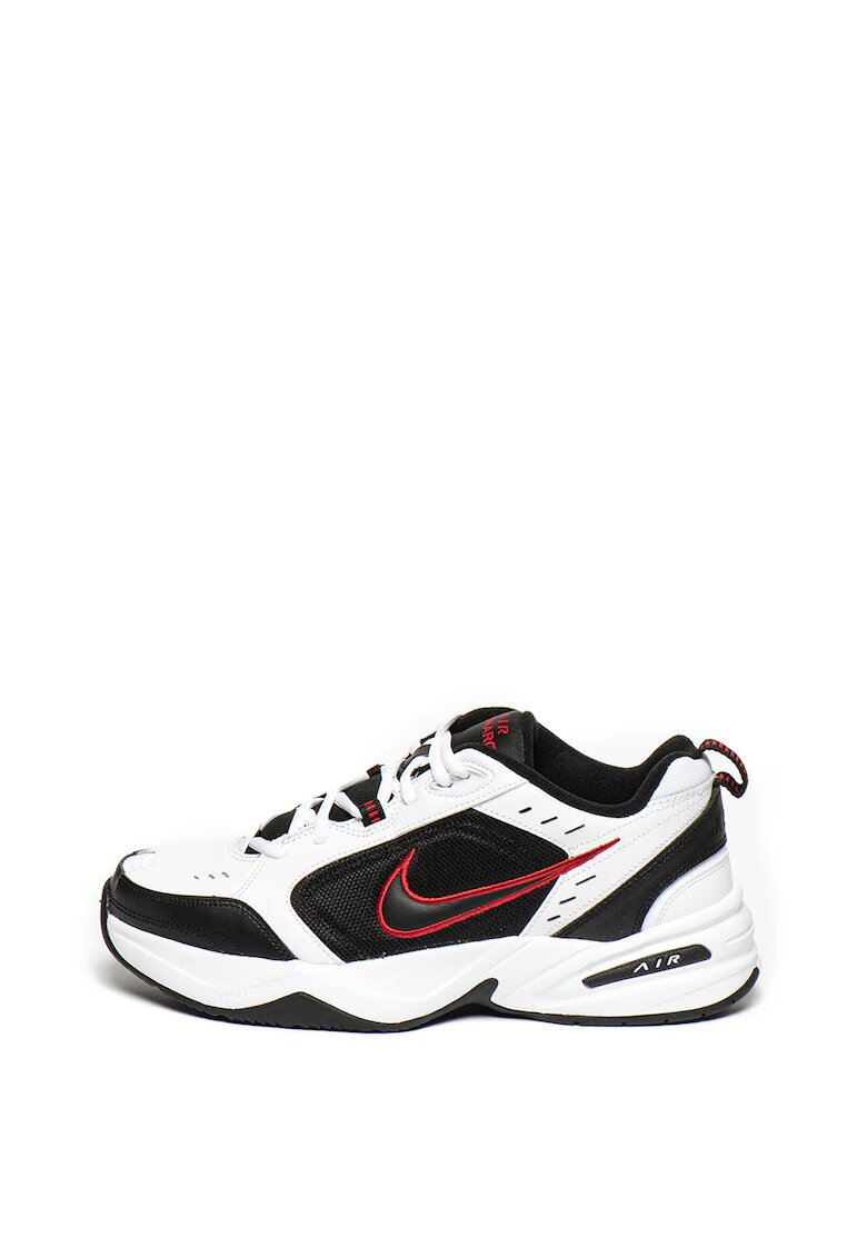 Nike Фитнес обувки Air Monarch IV с кожа и еко кожа - Бял/Черен