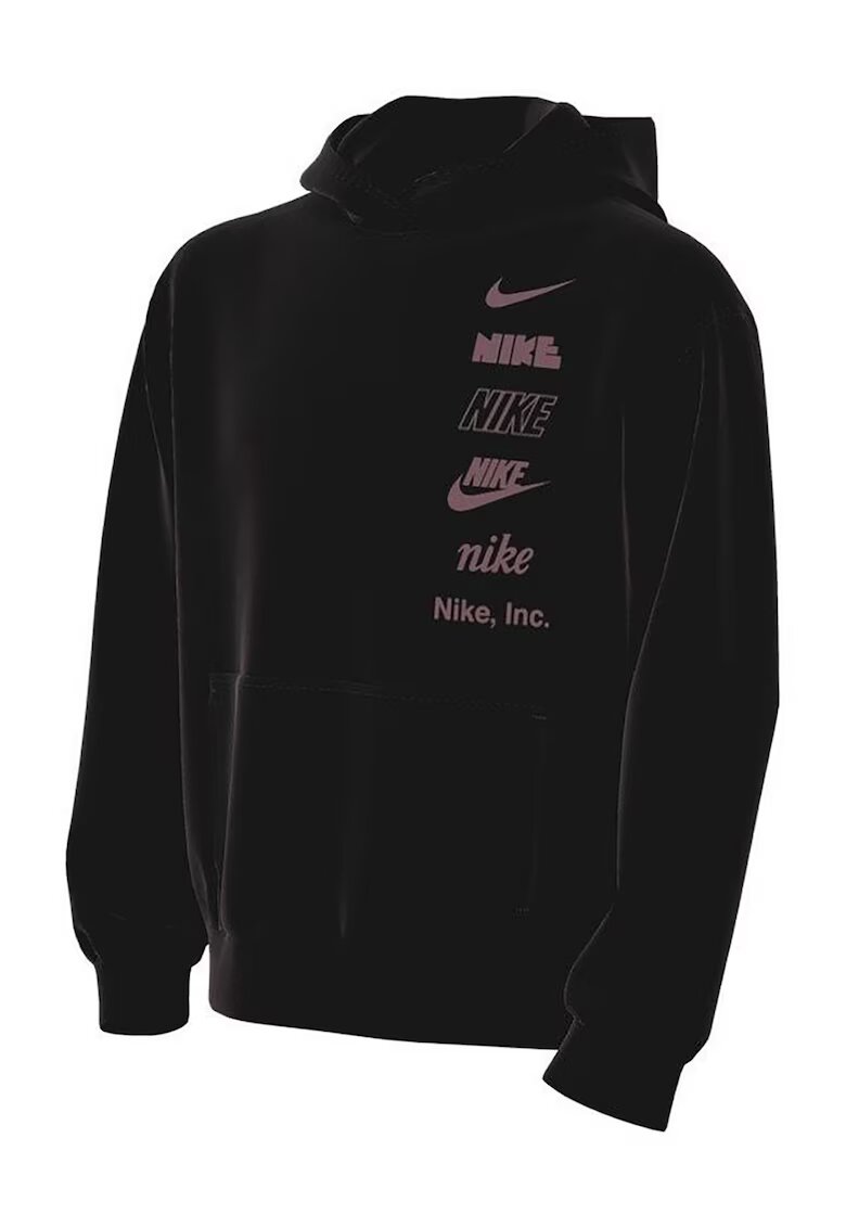 Nike Худи с джоб кенгуру и лого