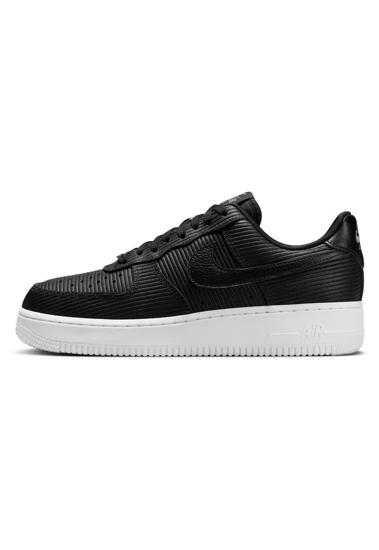 Nike Маратонки Air Force 1 '07 - черни - естествена кожа
