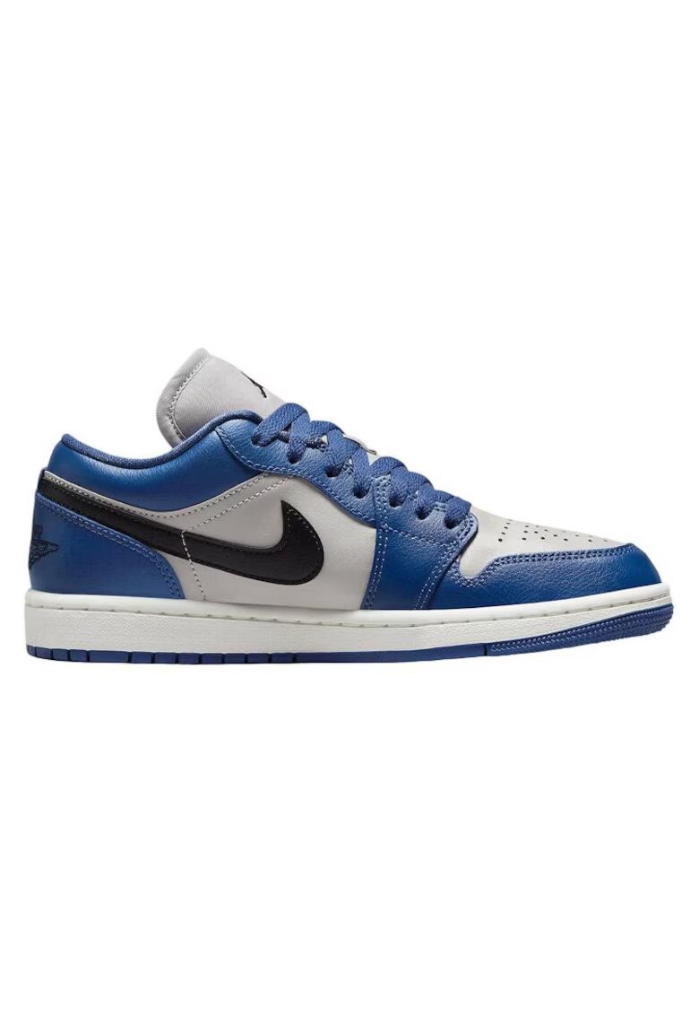 Nike Маратонки Air Jordan 1 Low DC0774-402 - естествена кожа - синьо/бяло - 38.5EU
