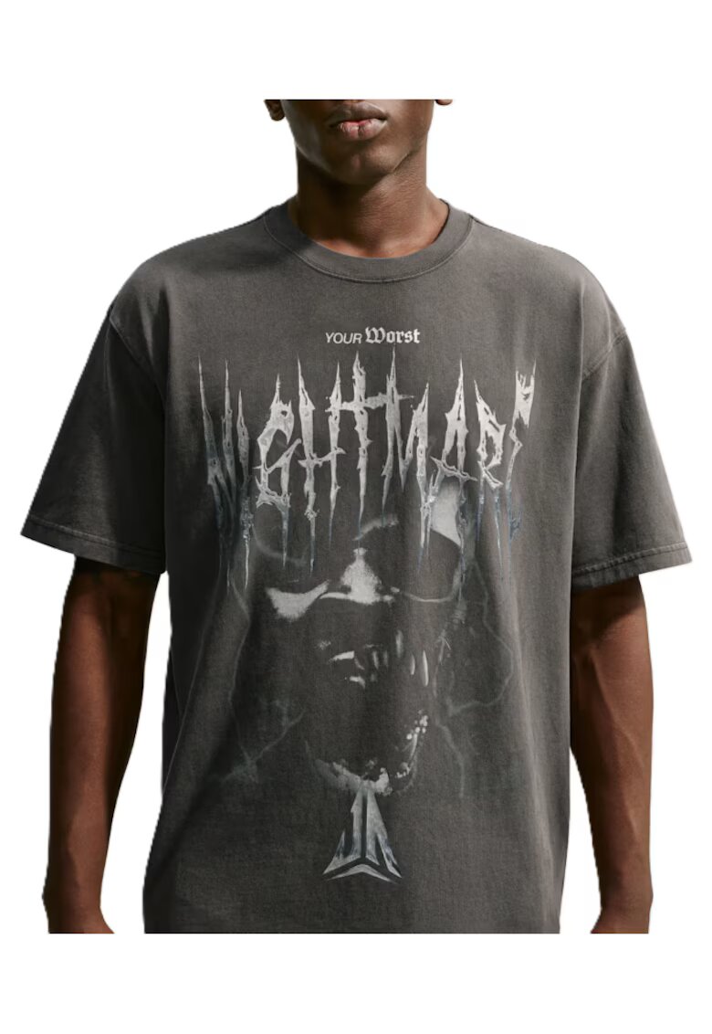 Nike Мъжка тениска - Jm M Nk Tee Lse Og Nightmare - Памук -