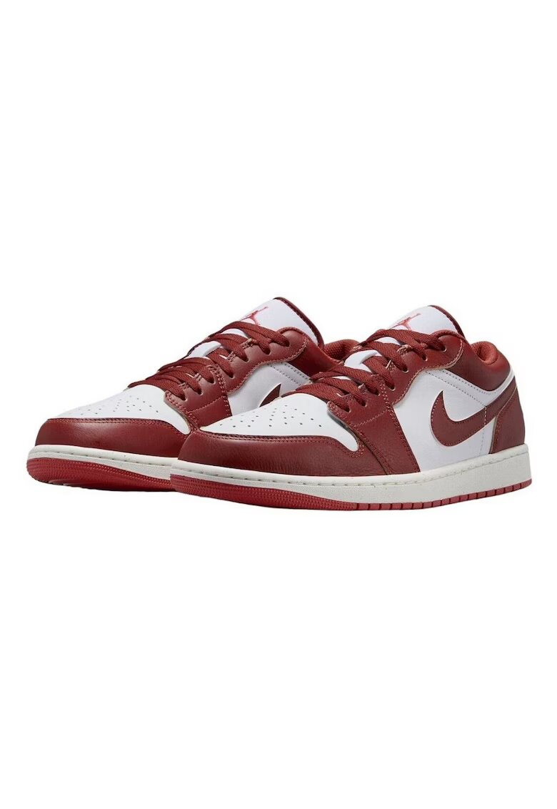 Nike Мъжки маратонки Air Jordan 1 Low Se - естествена кожа - червено/бели
