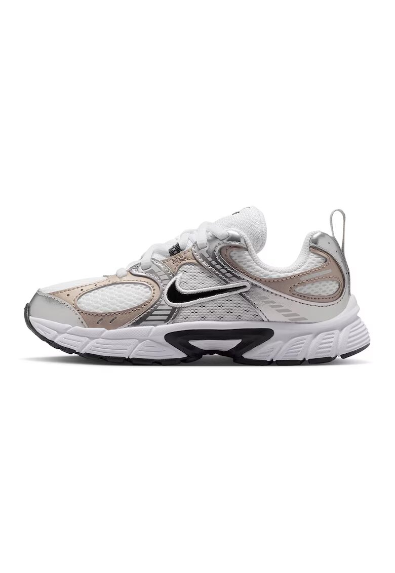 Nike Мрежести спортни обувки V5 RNR със синтетика - Бял/Тъмнобежово/Сребрист