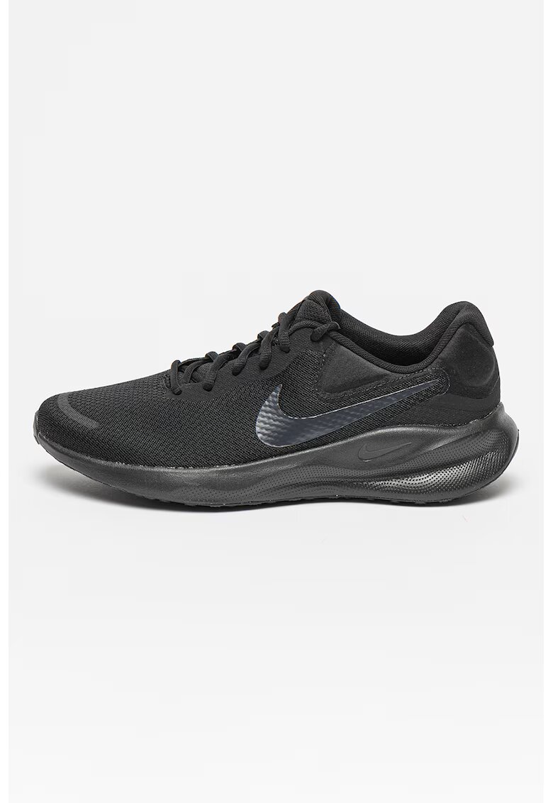 Nike Обувки Revolution 7 за бягане с лого - Черен/Бял