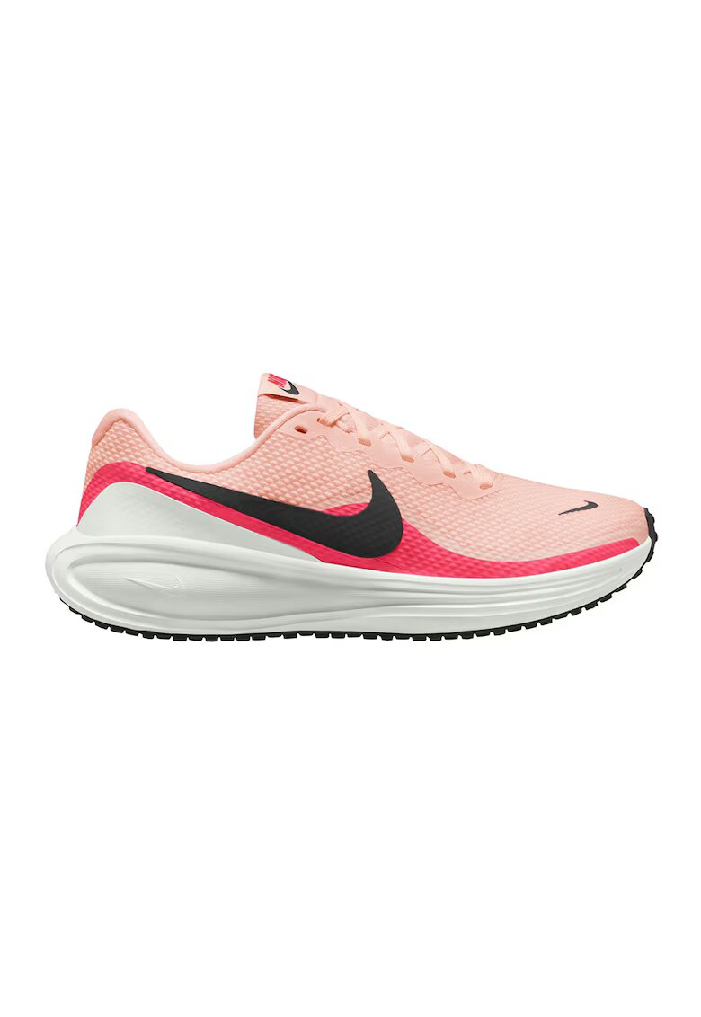 Nike Обувки за бягане Revolution 8 с омекотена стелка - Избеляло черно/Антрацитно сиво