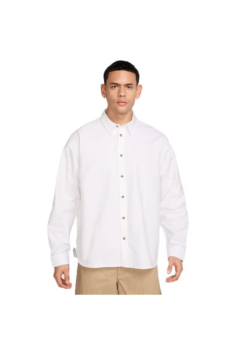 Nike Риза M NK CLUB LS OXFORD OS-HM9590-100