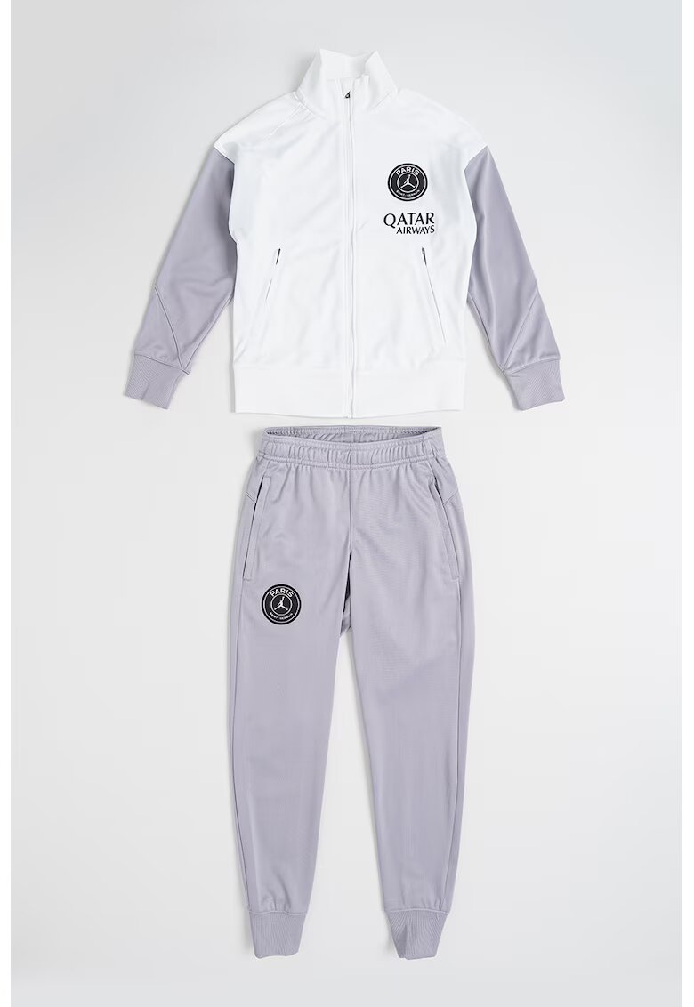 Nike Спортен екип с PSG лого - Светло сив/Мръснобял
