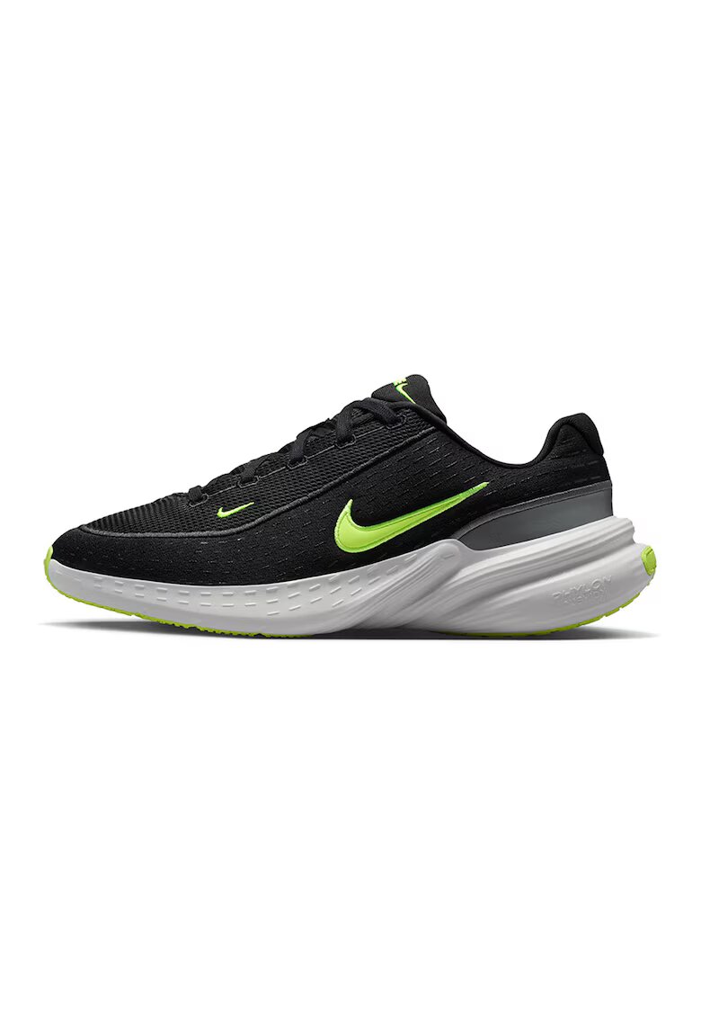 Nike Мрежести спортни обувки Uplift с бродирано лого - Черен/Мръснобял