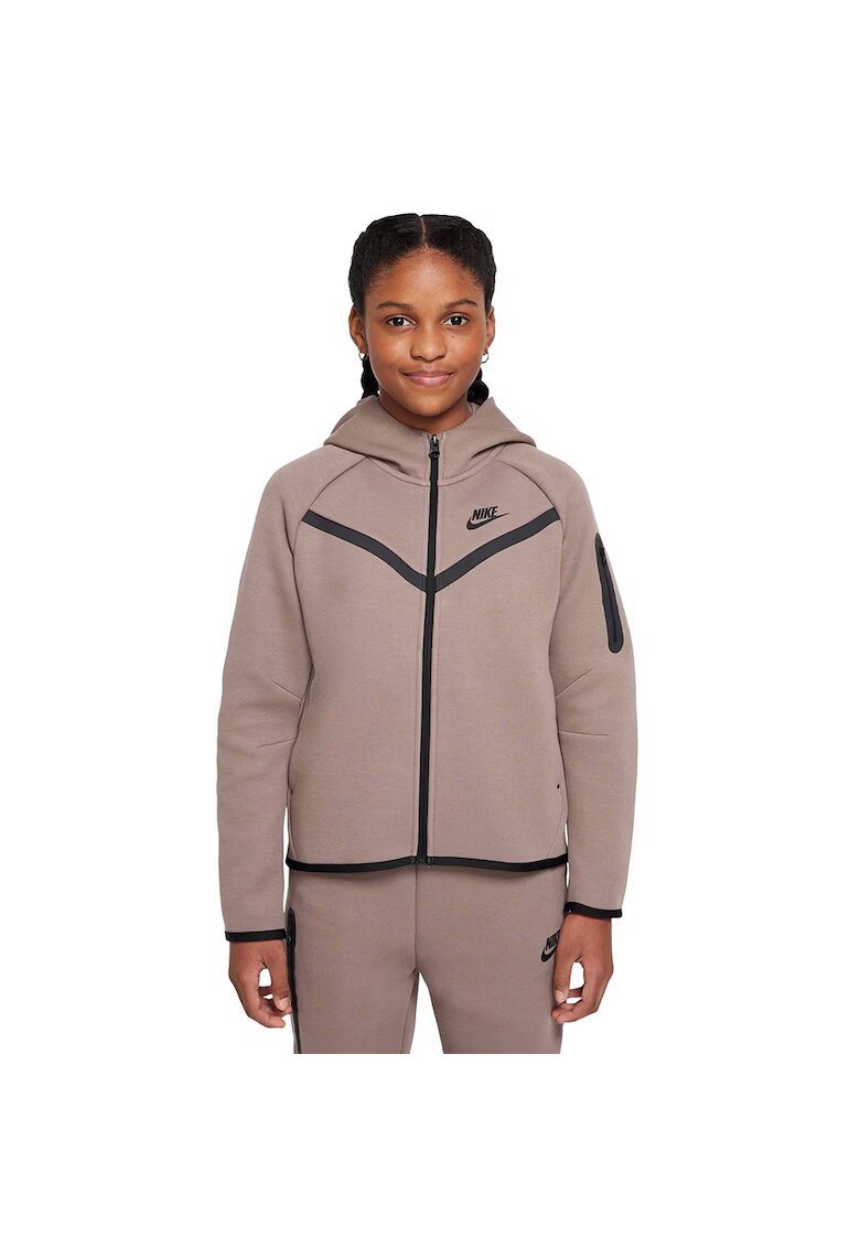 Nike Суичър Sportswear Tech FL JR HV8695-214 - Момичета