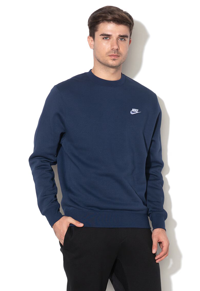 Nike Суитшърт с кръгло деколте Sportswear369 - Бял/Черен