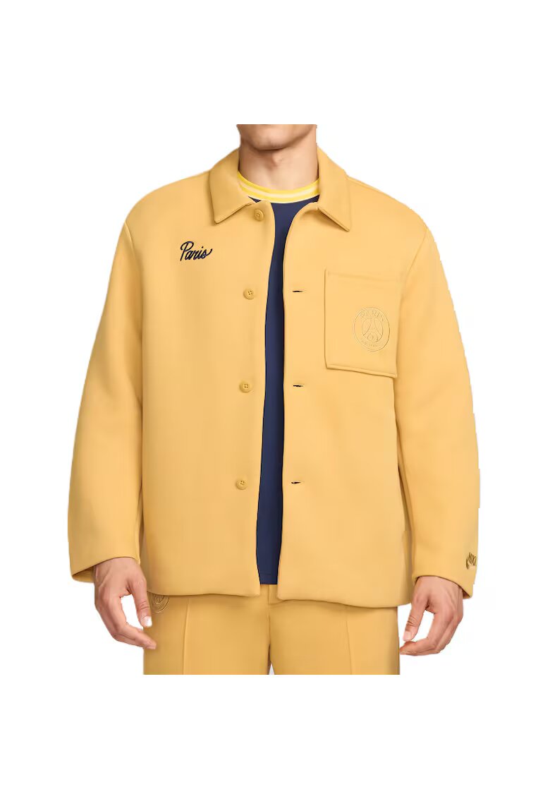 Nike Суитшърт с цип PSG MNKTCHFLCREIMGNSHCKTSE GX-FQ7788-725