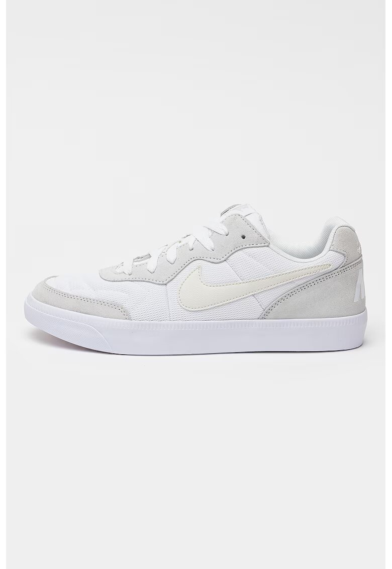 Nike Велурени спортни обувки Tiempo с текстил - Бял/Черен