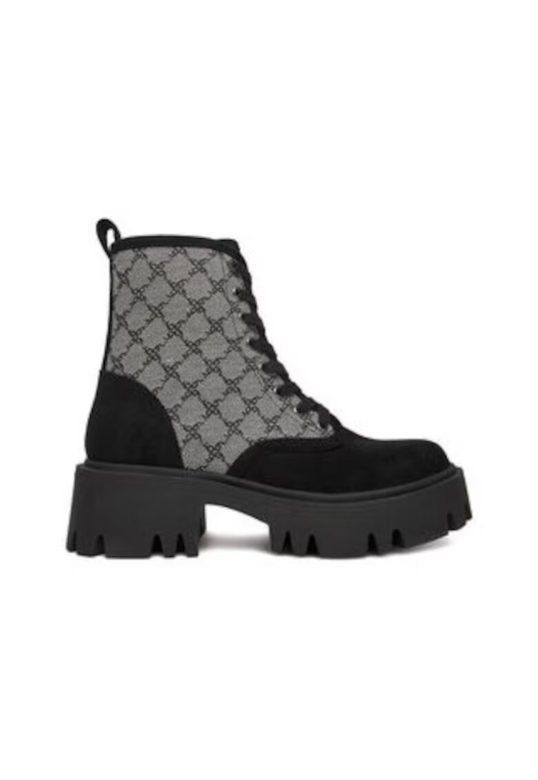 NINE WEST Дамски ботуши - CEO-MALAK-01 - сиви - текстил
