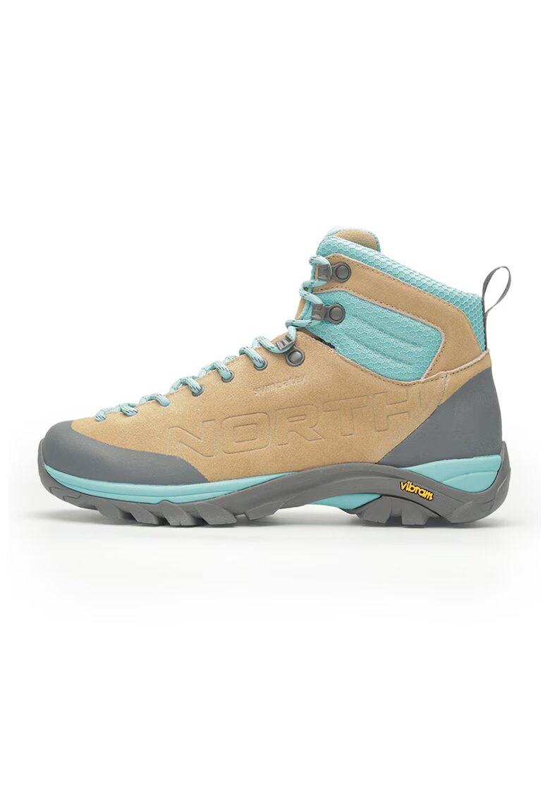NORTHFINDER Дамски туристически обувки Vibram® XS Trek Evo Pangma1 - Камел/Син