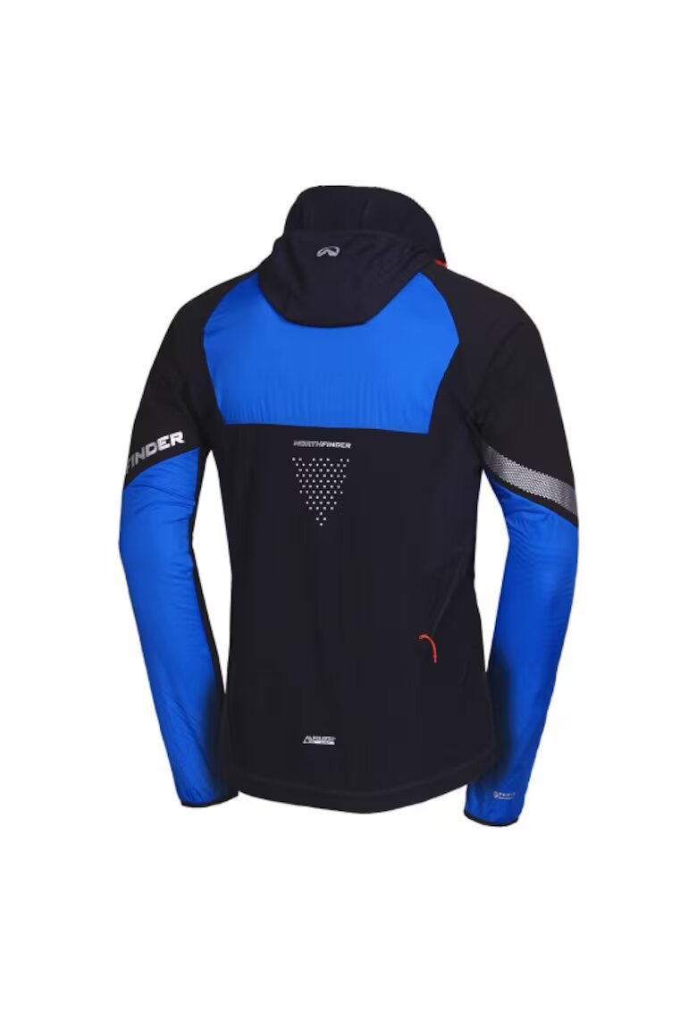 NORTHFINDER Мъжко яке Polartec® Alpha® за ски туризъм SOLISKO 3 - Оранжев/Син