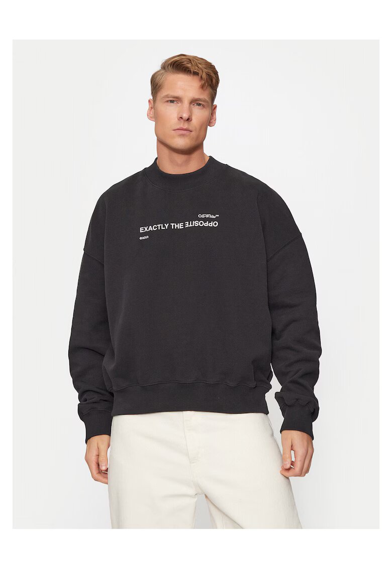 Off-White Мъжки суичър - памук - - 95% памук - 5% еластан
