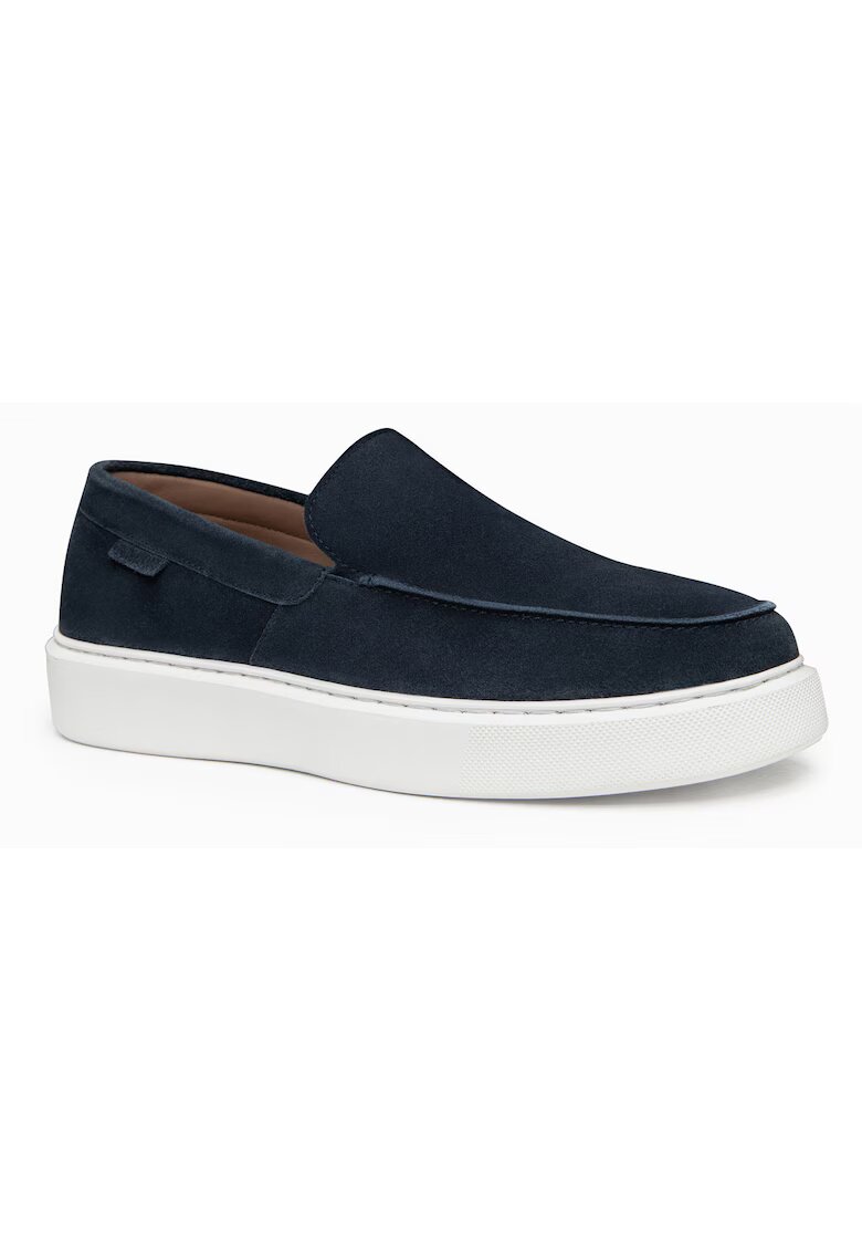 OMBRE Мъжки обувки тип slip on от естествена кожа с дебела подметка OM-FOCS-0246