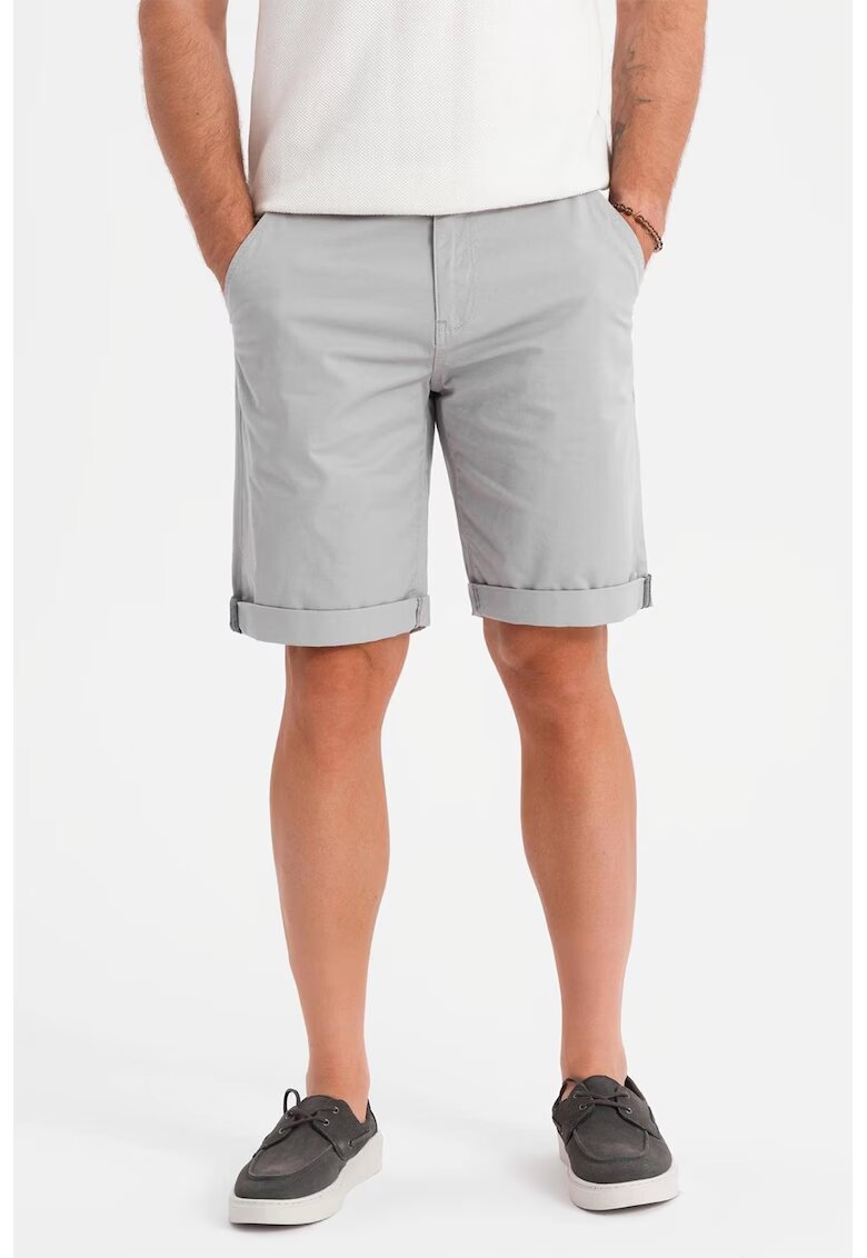OMBRE Стандартен панталон с джобове - Светло сив