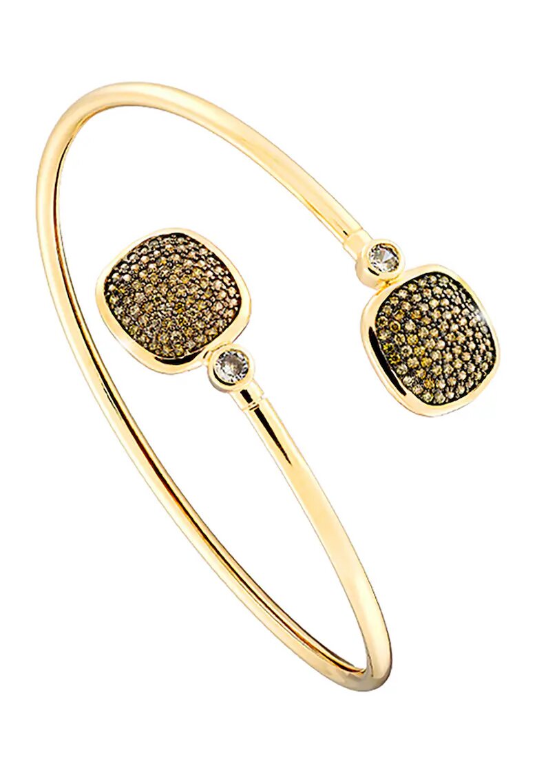 OXETTE Гривна с покритие от 18K злато с циркони