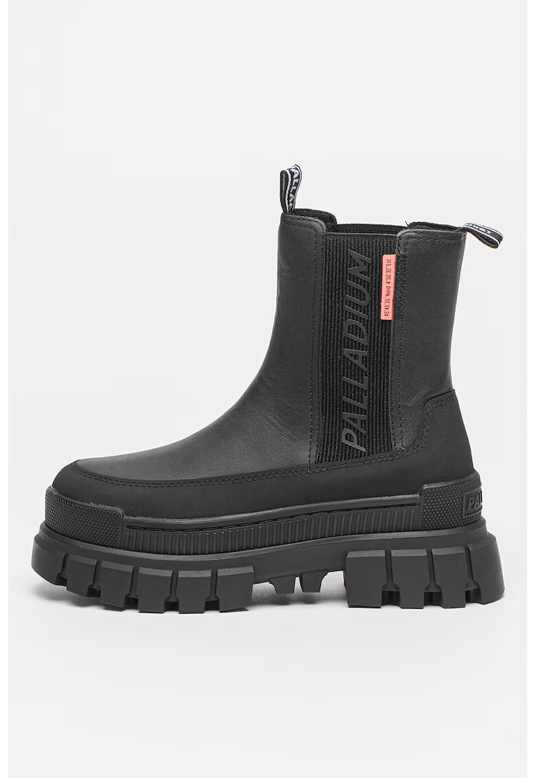 Palladium Кожени боти Revolt Chelsea със синтетика