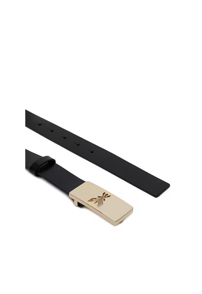 Patrizia Pepe Естествена кожа Black/Light Gold дамски колан Black/Light Gold 8W0059/L048-K118 за жени