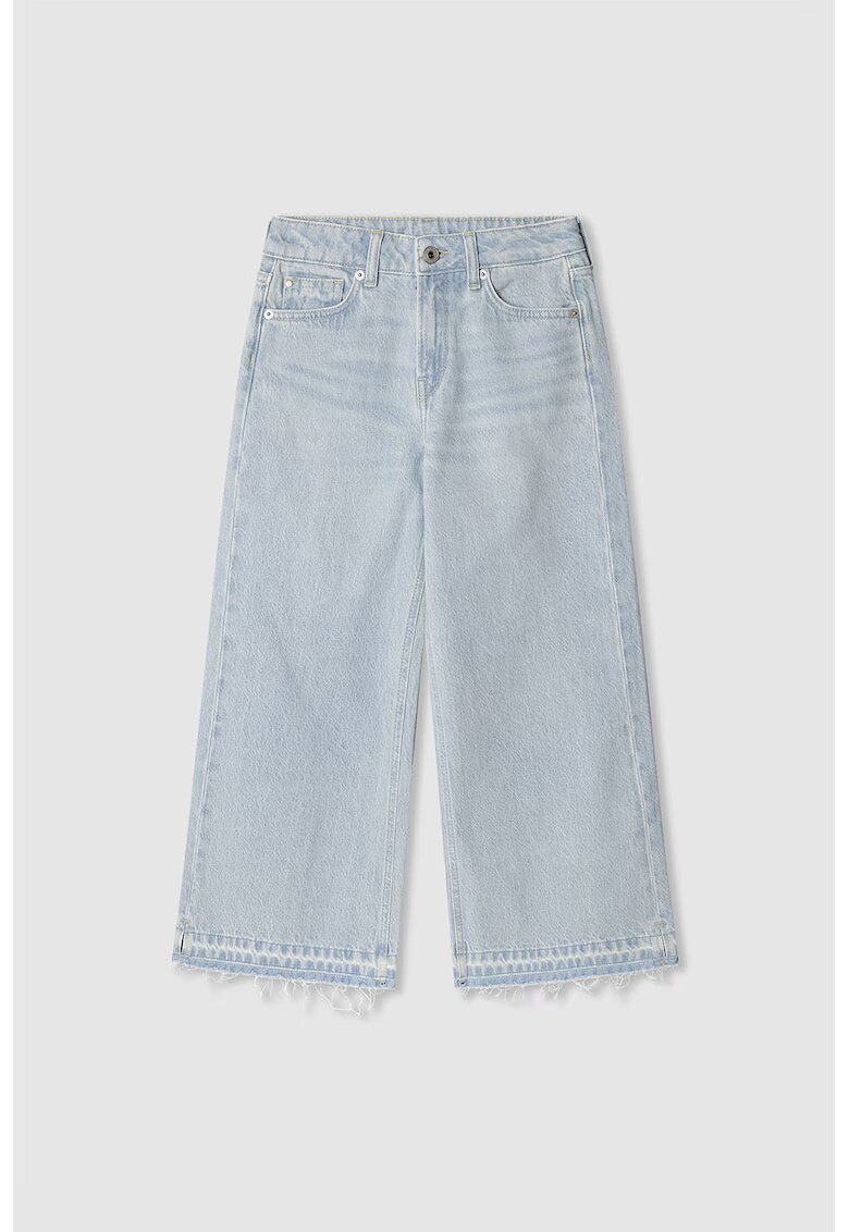 Pepe Jeans London Дънки с широк крачол и незавършени краища