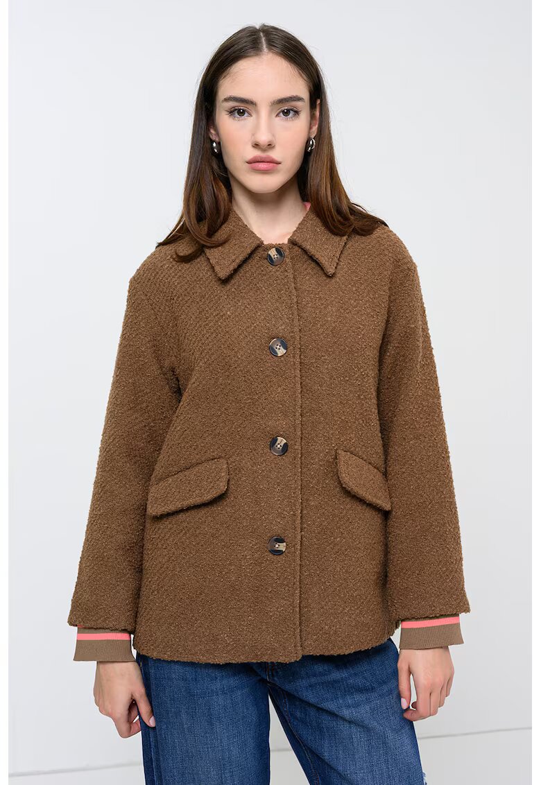Pepe Jeans London Палто с вълна Lori