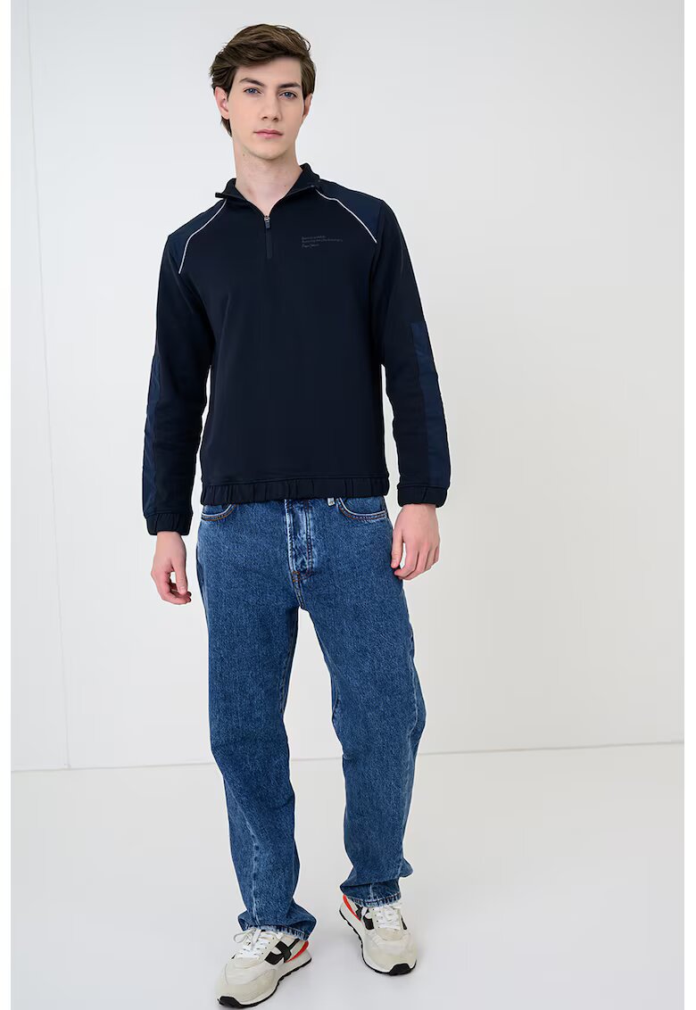 Pepe Jeans London Памучен суитчърт Mock Act