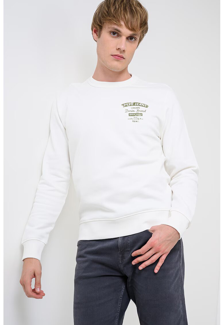 Pepe Jeans London Памучен суитшърт Jed с лого