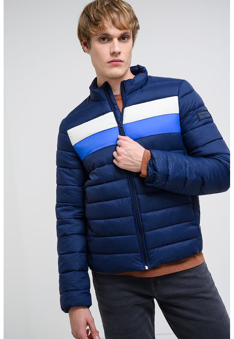 Pepe Jeans London Стандартно яке с дизайн с цветен блок
