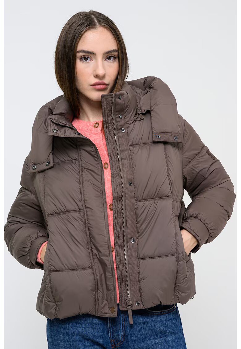 Pepe Jeans London Зимно яке Lauren с яка и качулка