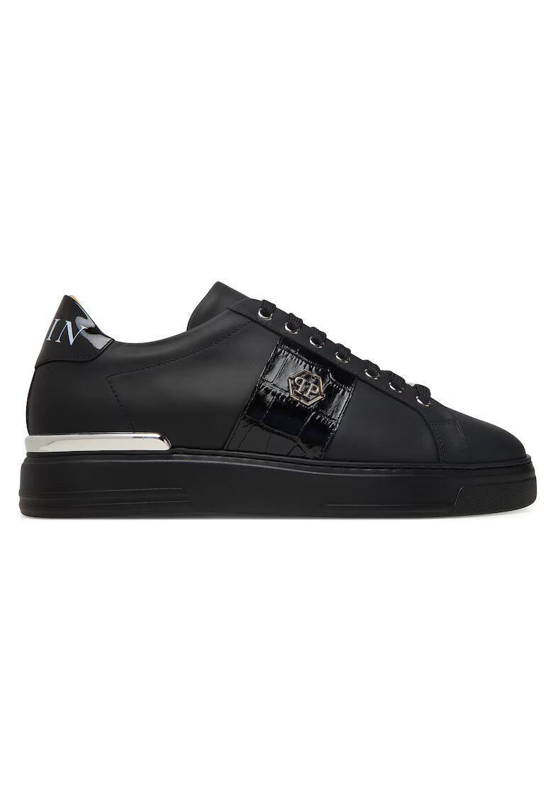 Philipp Plein Мъжки кецове естествена кожа