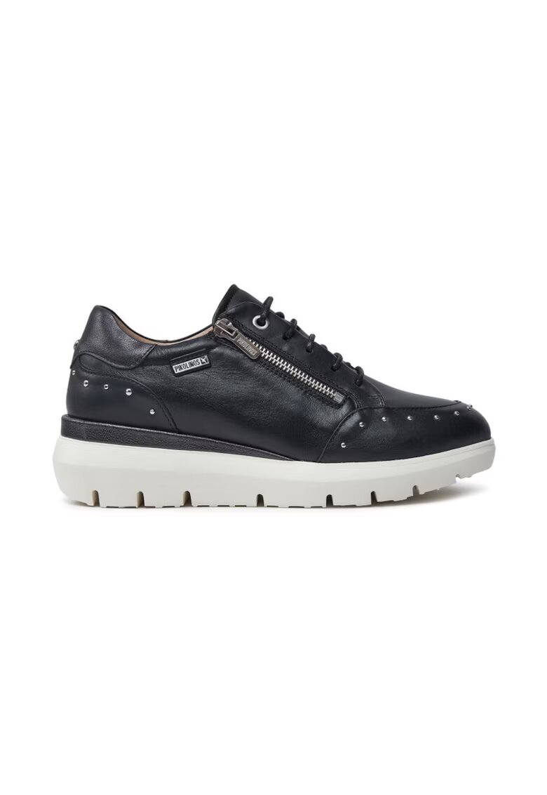 Pikolinos Маратонки Rueda W2A-6596C1 Black - Лачена кожа