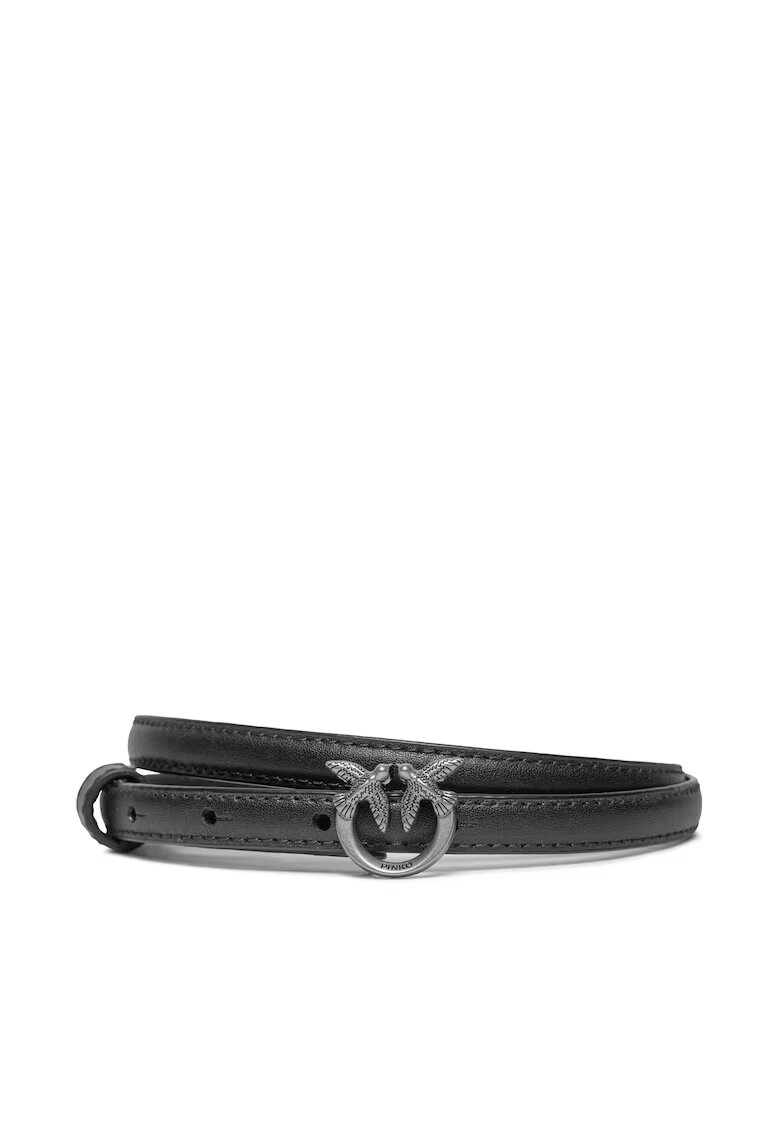 Pinko Естествена кожа Black Z99O Дамски колан Black Z99O Love Berry H1 Belt P