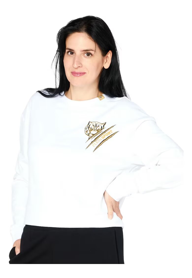 Plein Sport Bluza de trening cu detaliu logo