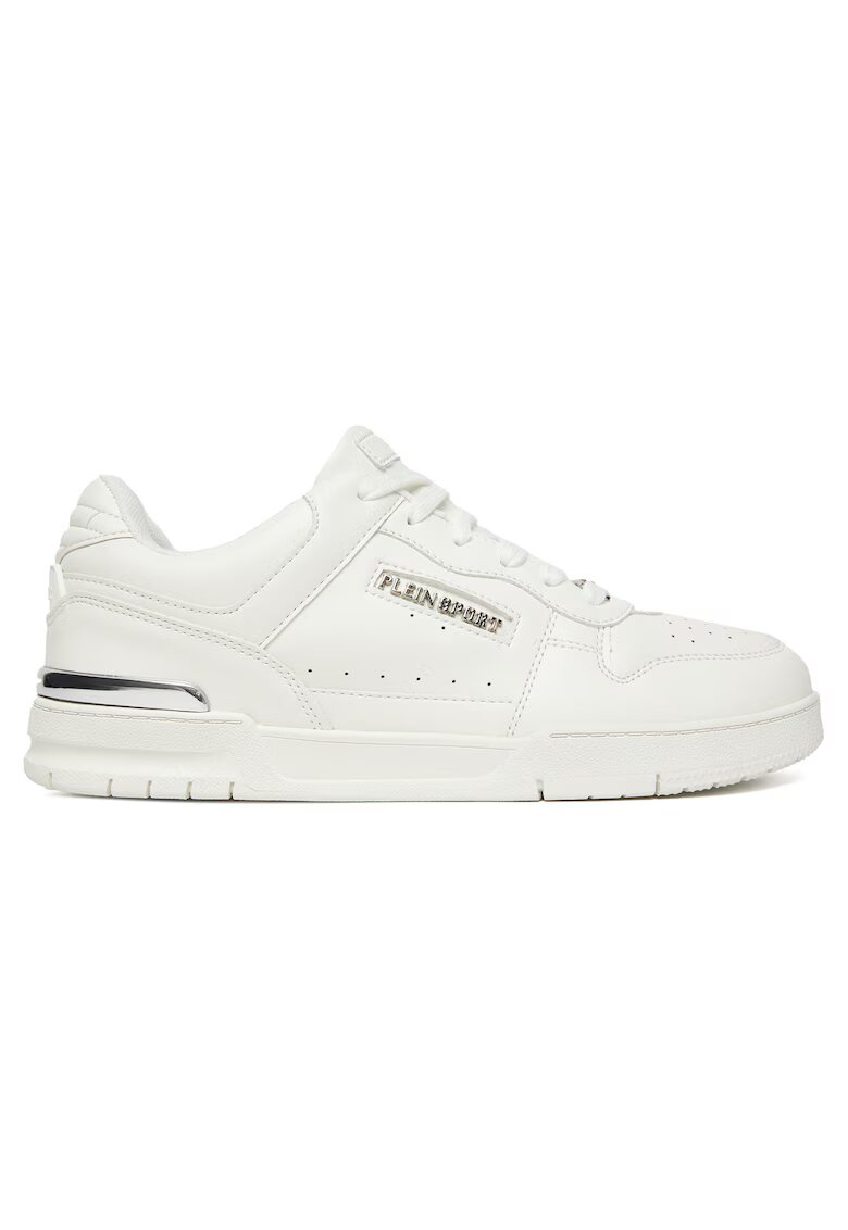 Plein Sport Мъжки кецове White Viper II Core FAES U - екологична кожа - бели