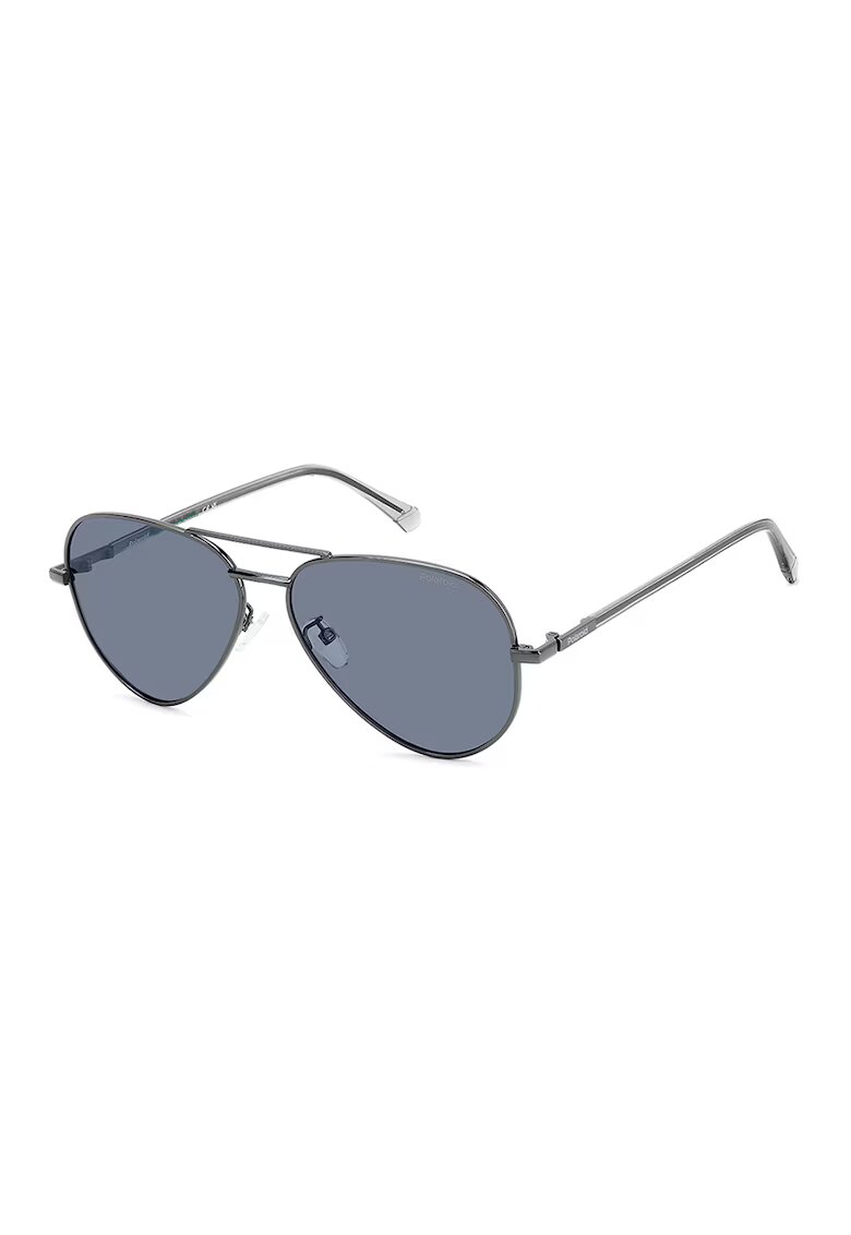 Polaroid Поляризирани слънчеви очила Aviator - Тъмносребрист
