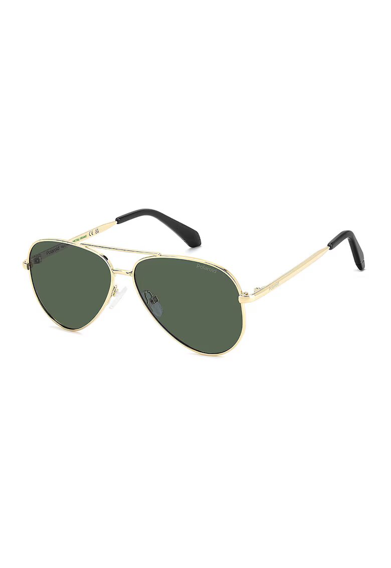 Polaroid Слънчеви очила Aviator с поляризация - Златист/Черен