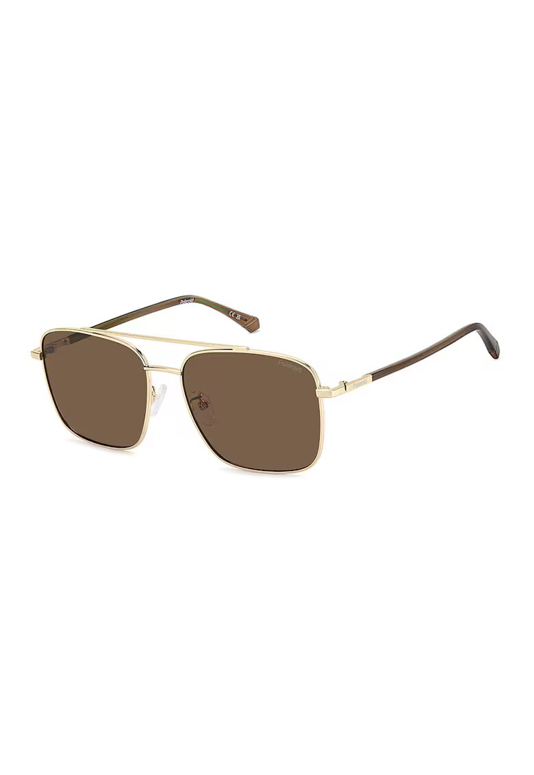 Polaroid Слънчеви очила Aviator - Златист/Кафяв