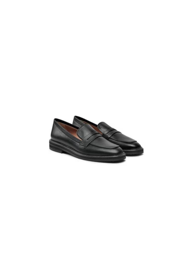 Pollini Дамски мокасини 304508080 - Естествена кожа - Черни