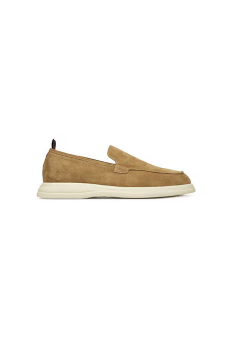 Pollini Мъжки мокасини SB10163G0MUB0105 - Естествена кожа -