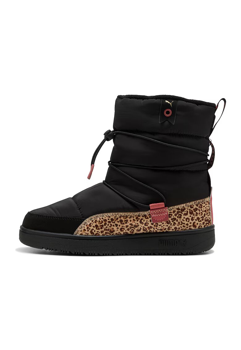 Puma Боти Snowbae с лесно обуване - Черен/Кафяв/Бежов