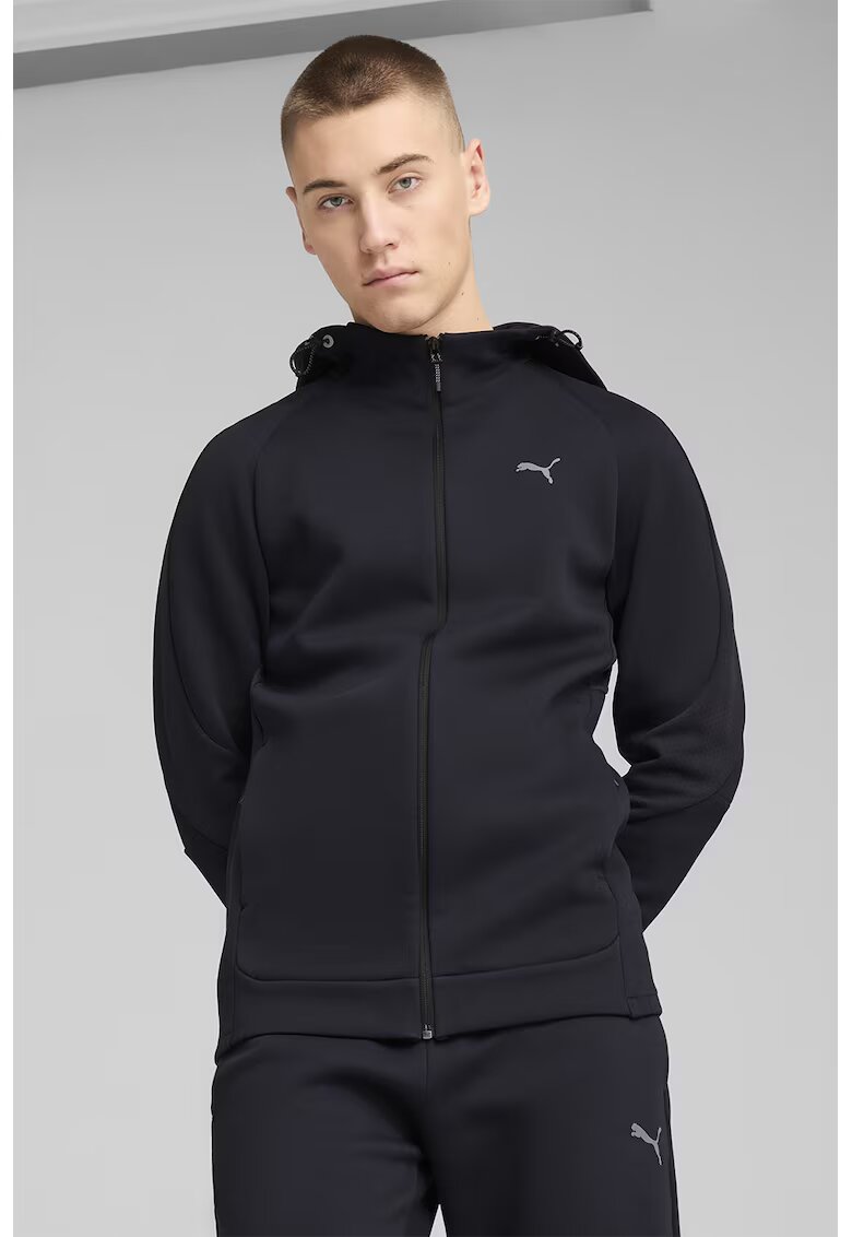 Puma Худи с цип и ръкави реглан